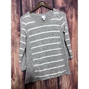 Sunday In Brooklyn Sweater Women XS Striped Anthropologie Comfy Stretchy